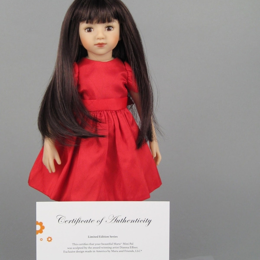 Maru And Friends Beautiful Red Dress Doll